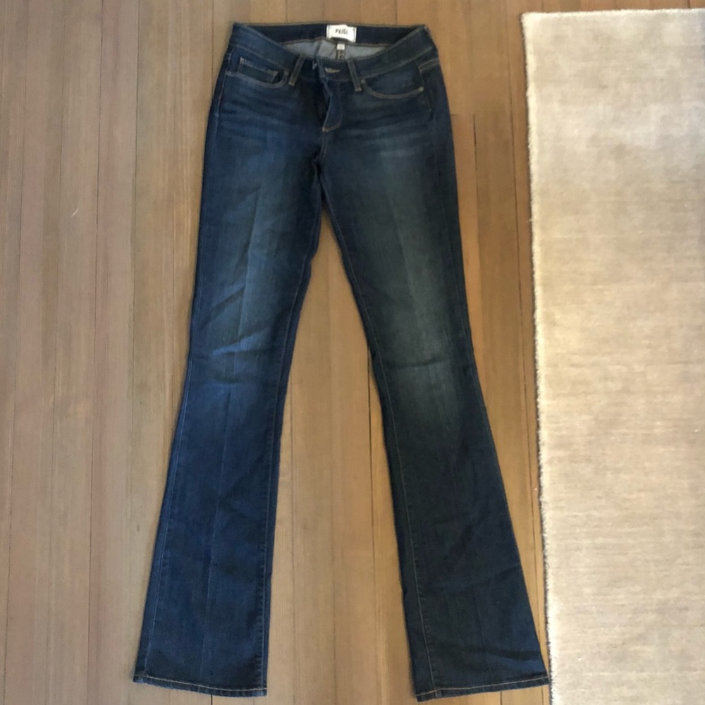 PAIGE DARK DENIM JEANS